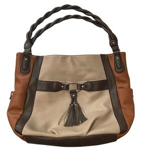 Rosetti Sass N Tass Tassel Handbag - Tan and Brown